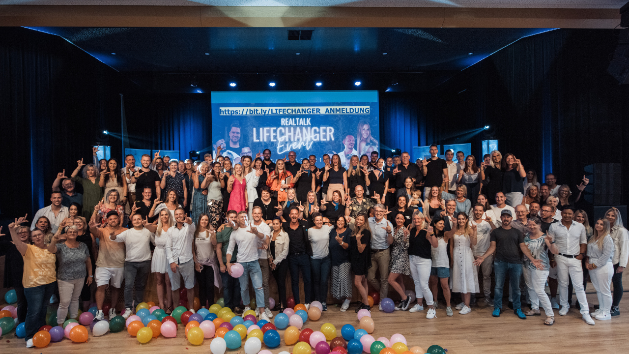REALTALK Lifechanger Event – volles Haus